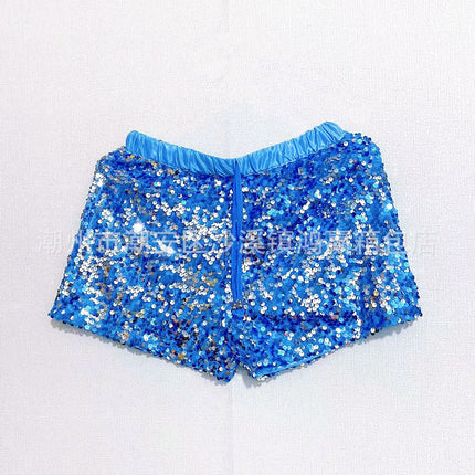 2025 New Fashion Heavy Industry Beaded Shorts with Stylish Waist All-match Embroidered Sequins Shorts Outer Wear Night Shop Performance Pants