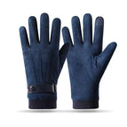 Suede ribbon three strips [blue] / One size fits all