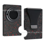 Red Forged Carbon Air tag (Clip)