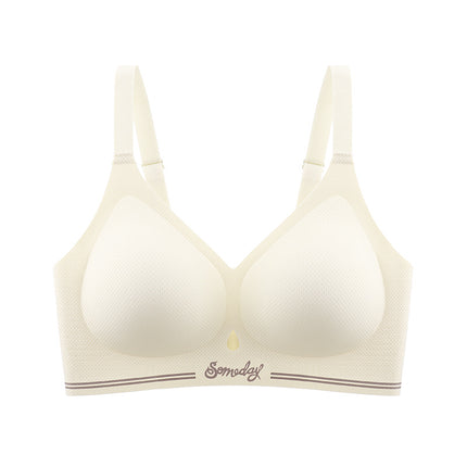 Plus Size Large Bust Minimizing Seamless Bra for Women, Wireless, Comfortable, Push-Up, Anti-Sagging, Thin Style, for Curvy Women