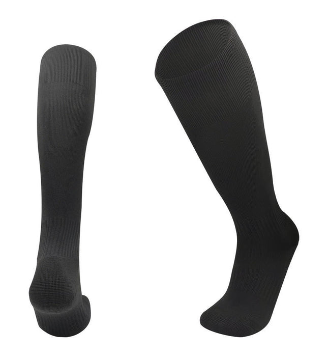 Professional training game children's solid color football socks men's thickened towel bottom long tube knee-high sports socks wholesale