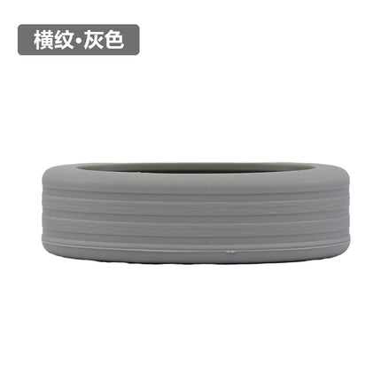 Caster Shoes Trolley Caster Cover Silent Noise Reduction Anti-wear Shock-proof Luggage Tire Silicone Protective Cover