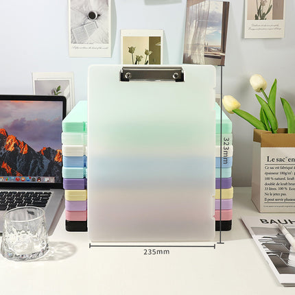 Multi-function folder for students easy to carry storage pad multi-color optional tablet test paper storage box