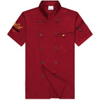 Short-sleeved [wine red]] / XL/175