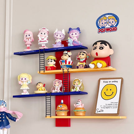 Bubble Martle Large-Capacity Toy Doll Hand-Made Display Box Blind Box Storage Display Stand Acrylic Transparent
