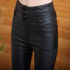 Three-button thickened velvet extension [suitable for heights above 172cm] / S