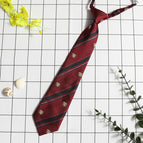 Wine Red Badge Tie