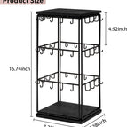 Jewelry display stand-black