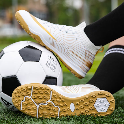 Cross-border Golden Football Shoes Men's TF Broken Nails Adult Competition AG Spike sneaker Wholesale