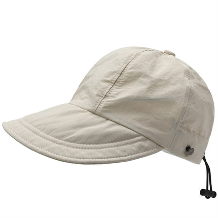 Ruth's Same Style Peaked Cap for Women, Versatile Sun Protection Visor, Can Be Hung with a Mask to Cover the Face, Protect Against Uv Rays and Show Your Face, Small Hat