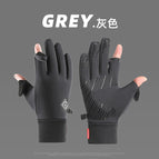 Curved finger [black label two fingers]: gray / M