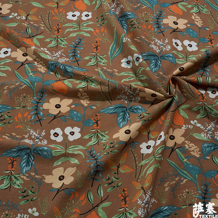 Hemp Cotton Digital Printed Fabric Yunnan Lijiang Retro Bohemian Fabric Hotel Pillow Bar Tablecloth