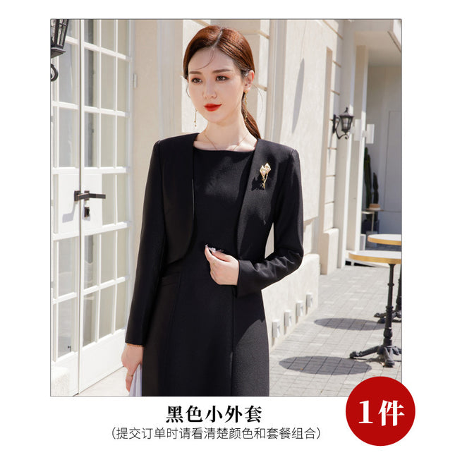Suit dress Women's Spring and Autumn New plus size two-piece suit high-grade temperament formal occasion professional suit suit skirt