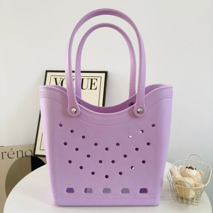 EVA Hole Bag 2025 Cross-border New Fashion Seaside Waterproof Beach Bag Large Capacity Tote Bag Single Shoulder Bag