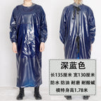 Dark blue beef tendon Coverall / Large size