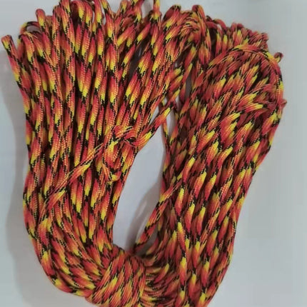 7-core 4mm umbrella rope polypropylene fiber multi-function mountaineering paratrooper traction rope life-saving equipment fixed safety umbrella rope