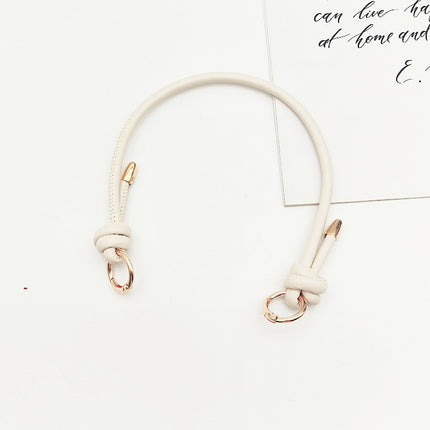 New Fashion Knot Women's Bag Handbag Replacement Bag with PU Leather Rope Metal Ring Buckle Shoulder Strap Bag Accessories