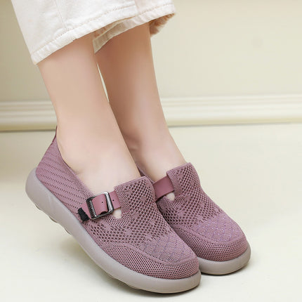 Mom's Shoes 2025 Autumn New Style Old Beijing Cloth Shoes for Women with Wide Feet, Large Foot Bones, Elderly Shoes, Slip-On Soft Sole