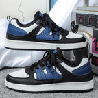 White black dark blue / 38