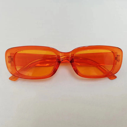 New Retro Sunglasses with Pc Lenses, European and American Trendy Square Frame Sunglasses, Fashionable and Unique Square Glasses, Cross-Border Wholesale