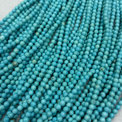 Turquoise Round Beads White Pine Blue Pine Burst Loose Beads DIY Mini Beads Millet Beads Necklace Bracelet Accessories