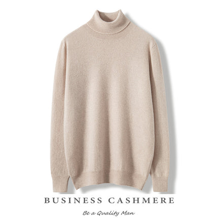 Cashmere Turtleneck Sweater / Pull Cachemire Col Haut