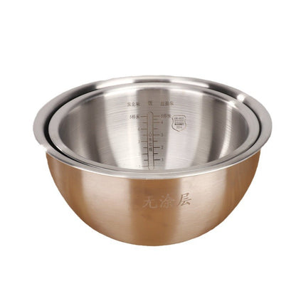 Rice Cooker Liner 304 Stainless Steel Food Grade Zero Coated Non-stick Cooker Liner Suitable for Xiaomi Rice Cooker
