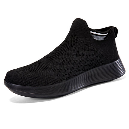 2025 Couple Shoes Men's Shoes Breathable Mesh Slip-On Sports Casual Shoes Stretch Socks Running Shoes Women's Shoes
