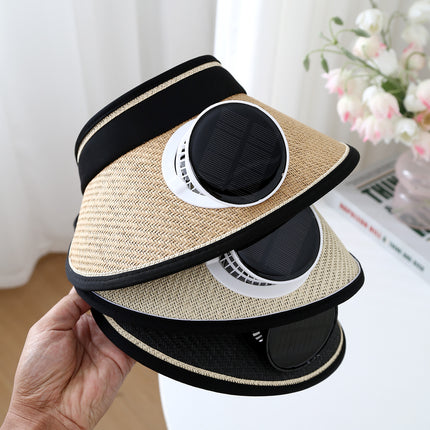 Summer Big Eave Electric Sun Hat Fan Hat Men's UV Protection Fisherman Hat Sun Hat Women's Sun Hat