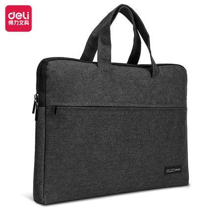 Deli 5590 Document Bag Printed logo Portable Business Briefcase Company Meeting Portable Document Bag