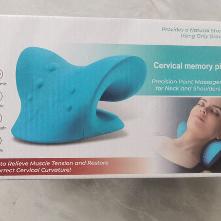 Korean Type c Cervical Spine Massage Pillow Fugui Bag Cervical Spine Orthosis Traction Massage Pillow Sleep Shoulder and Neck Massage Pillow