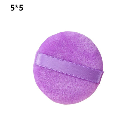 Crystal super soft round small size puff manufacturers wholesale powder cake makeup cotton makeup tools wet and dry puff