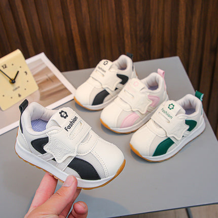 Baby Velcro Soft-Soled Toddler Shoes 2025 Spring and Autum New Boys and Girls Shoes Baby Mesh Breathable Sports Shoes