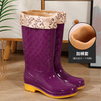 659 high tube dark purple + cotton cover / 36