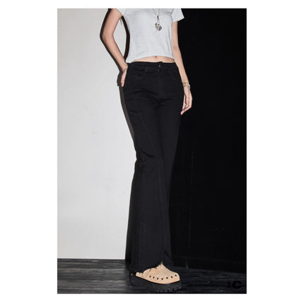 American Retro High Street Jeans for Women 2025 Summer New Loose Drape Straight Wide-Leg Floor-Length Pants