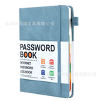 Foreign trade strap password book-light blue