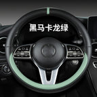 38cm / O-shaped black horse Caron green plastic ring