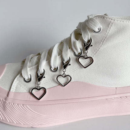 Personalized Clover Shoe Pendant Metal Punk Star Shoe Buckle Accessories Design Jewelry Wholesale Trendy Jewelry