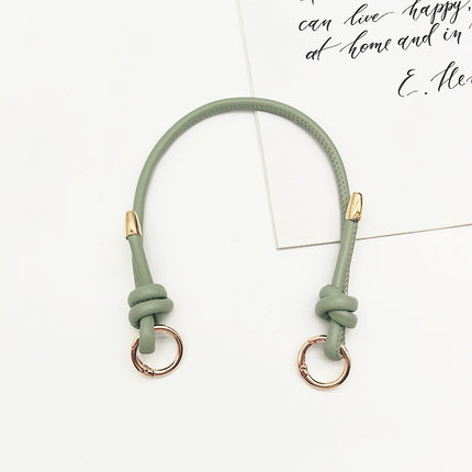 New Fashion Knot Women's Bag Handbag Replacement Bag with PU Leather Rope Metal Ring Buckle Shoulder Strap Bag Accessories