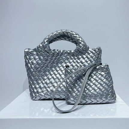 Cross-border Fashion Chain Bag Hand-woven Bag Women's Vegetable Basket Small Bag Han Feng Shoulder Bag Crossbody Bag