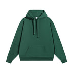 Hooded model-dark green / S