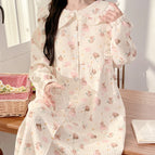 7722 polka dot cute bear [with chest pad] / L