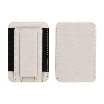 Card Holder with Elastic Band and Stand, Suitable for iPhone 12 and Above, Factory Wholesale Gift Trade, Magnetic Expansion for Public Transportation Cards