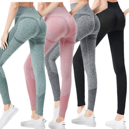 Tiktok Bundle High-Waisted Tight-Fitting Polka Dot Sports Leggings for Women, Elastic Peach Butt Fitness Yoga Pants