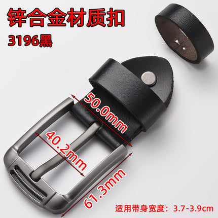Men's Belt Buckle Pin Buckle Belt Buckle Head Waist Trousers Belt Buckle Head Leather Belt Belt Buckle Fittings