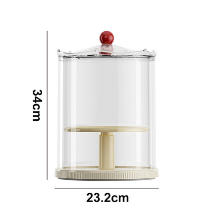 Household Blind Box Storage Display Rack Rotatable Lifting Bubble Mart Display Box Transparent Hand Dustproof Storage Box