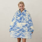 Blue tie dye / One size fits all: length 110cm / bust 160cm / weight 850g
