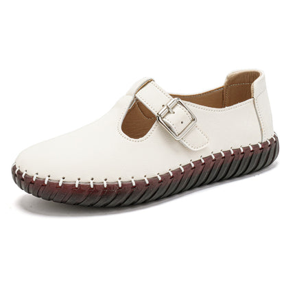 Foreign Trade 2025 New Summer Shoes Cut Out Sandals Wedge Heel Thick Sole Casual Breathable Women's Shoes Soft Sole Retro Women's Shoes
