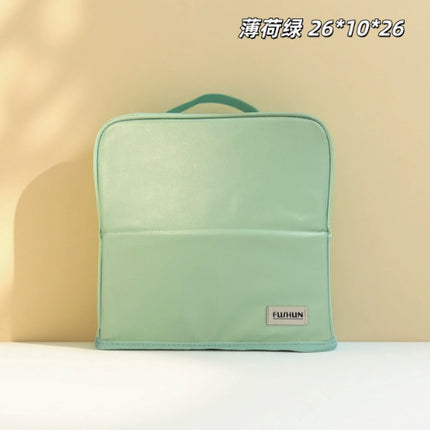 New Style Cosmetic Bag with Large Capacity, Plaid Pattern, Ultra-Light, Wear-Resistant, Can Stand Upright and Can Be Hung on Luggage for Storage