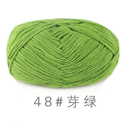 Su He 4-strand Milk Cotton Baby Wool Combed Cotton Fine Wool Hand Knitted Sweater Pure Cotton Baby Wool Ball